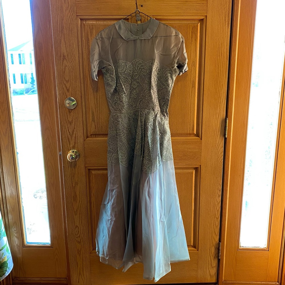 Vtg 1950s Frank Starr dress